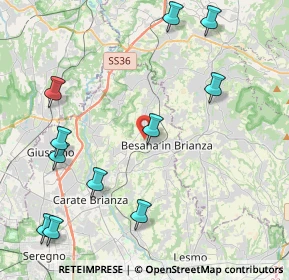 Mappa Via S. Clemente, 20842 Besana In Brianza MB, Italia (5.13545)