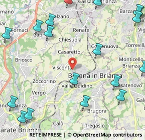 Mappa Via S. Clemente, 20842 Besana In Brianza MB, Italia (3.222)