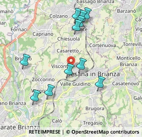 Mappa Via S. Clemente, 20842 Besana In Brianza MB, Italia (2.00182)