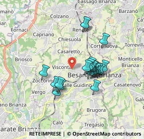 Mappa Via S. Clemente, 20842 Besana In Brianza MB, Italia (1.4175)