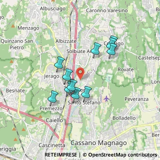 Mappa Via per Solbiate Arno, 21040 Oggiona Con Santo Stefano VA, Italia (1.49455)