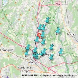 Mappa Via per Solbiate Arno, 21040 Oggiona Con Santo Stefano VA, Italia (3.46706)