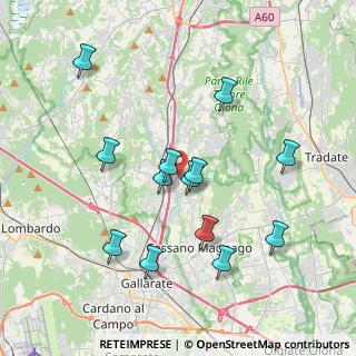 Mappa Via per Solbiate Arno, 21040 Oggiona Con Santo Stefano VA, Italia (3.71231)