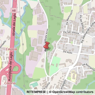 Mappa Via per Solbiate Arno, 43, 21040 Oggiona Con Santo Stefano, Varese (Lombardia)