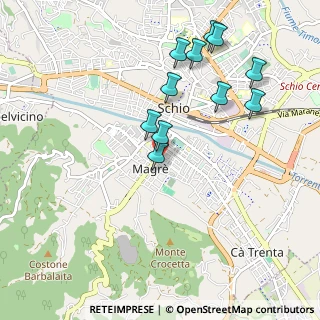Mappa Via Collareo, 36015 Schio VI, Italia (0.98182)