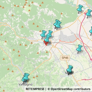 Mappa Via Collareo, 36015 Schio VI, Italia (5.6325)