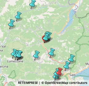 Mappa Strada Statale, 25078 Vestone BS, Italia (9.33)