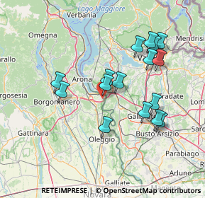 Mappa Via Valsesia, 28053 Castelletto sopra Ticino NO, Italia (13.89375)