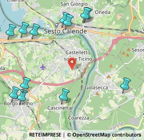 Mappa Via Valsesia, 28053 Castelletto sopra Ticino NO, Italia (2.845)