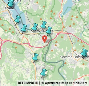 Mappa Via Valsesia, 28053 Castelletto sopra Ticino NO, Italia (6.00643)