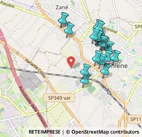 Mappa Via Rostone, 36016 Thiene VI, Italia (0.909)
