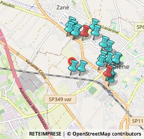 Mappa Via Rostone, 36016 Thiene VI, Italia (0.8645)