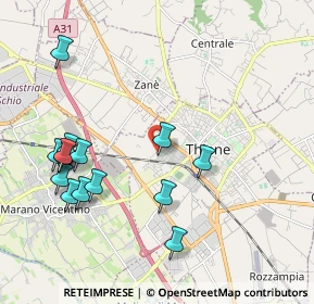 Mappa Via Rostone, 36016 Thiene VI, Italia (2.19357)