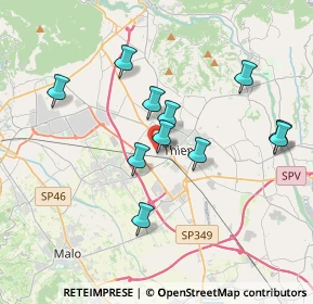 Mappa Via Rostone, 36016 Thiene VI, Italia (3.34364)