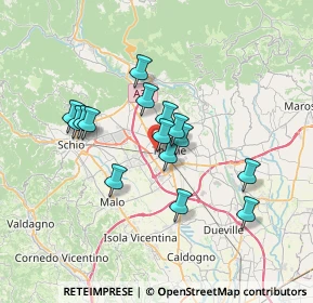 Mappa Via Rostone, 36016 Thiene VI, Italia (5.67067)