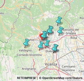 Mappa Via Rostone, 36016 Thiene VI, Italia (8.72636)