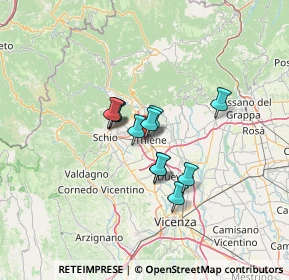 Mappa Via Rostone, 36016 Thiene VI, Italia (8.54727)