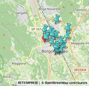 Mappa Via dei Prati, 28021 Borgomanero NO, Italia (1.1425)