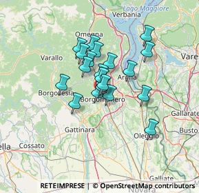 Mappa Via dei Prati, 28021 Borgomanero NO, Italia (9.3945)