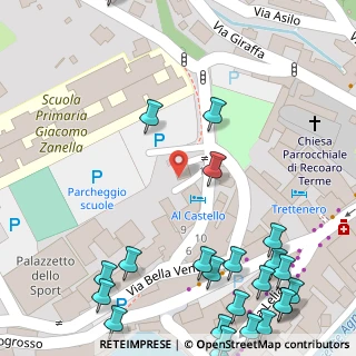 Mappa Via Guglielmo Marconi, 36076 Recoaro Terme VI, Italia (0.0875)
