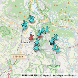 Mappa Imbersago - Chiesa, 23898 Imbersago LC, Italia (3.0405)