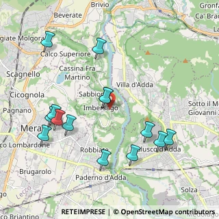 Mappa Imbersago - Chiesa, 23898 Imbersago LC, Italia (2.14714)