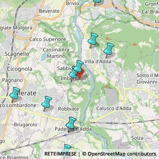 Mappa Imbersago - Chiesa, 23898 Imbersago LC, Italia (2.65909)
