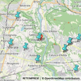 Mappa Imbersago - Chiesa, 23898 Imbersago LC, Italia (2.88273)