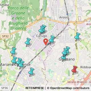 Mappa Via Magenta, 22060 Carugo CO, Italia (1.225)