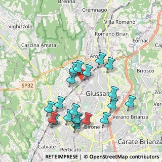 Mappa Via Magenta, 22060 Carugo CO, Italia (1.989)