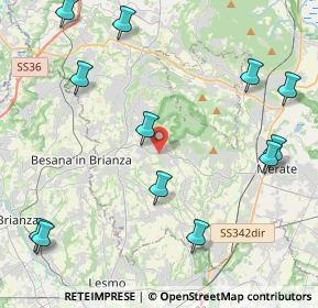 Mappa 23873 Missaglia LC, Italia (5.3775)