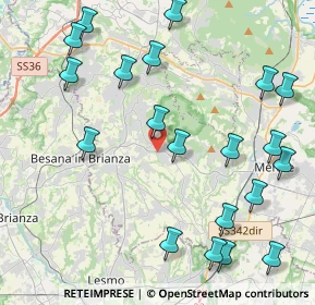 Mappa 23873 Missaglia LC, Italia (5.064)