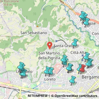 Mappa 24129 Bergamo BG, Italia (1.524)