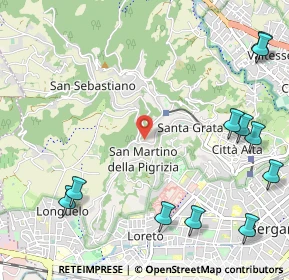 Mappa 24129 Bergamo BG, Italia (1.51091)