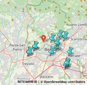 Mappa 24129 Bergamo BG, Italia (3.59571)
