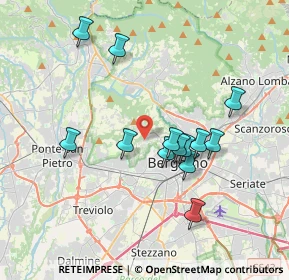 Mappa 24129 Bergamo BG, Italia (3.37538)