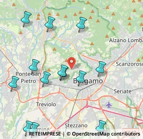 Mappa 24129 Bergamo BG, Italia (4.92538)