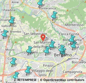 Mappa 24129 Bergamo BG, Italia (2.63214)
