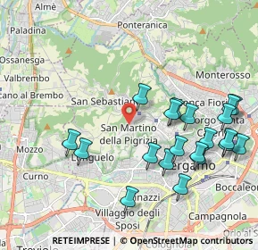 Mappa 24129 Bergamo BG, Italia (2.213)