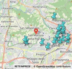 Mappa 24129 Bergamo BG, Italia (2.41941)