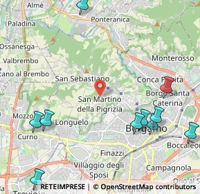 Mappa 24129 Bergamo BG, Italia (2.98273)