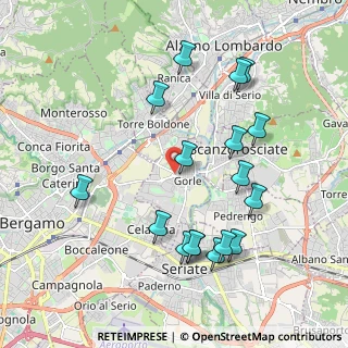 Mappa Passaggio G. Ungaretti, 24020 Gorle BG, Italia (2.06412)