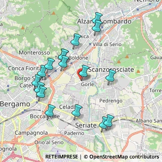 Mappa Passaggio G. Ungaretti, 24020 Gorle BG, Italia (2.03824)