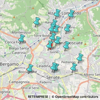 Mappa Passaggio G. Ungaretti, 24020 Gorle BG, Italia (1.87294)