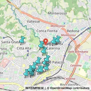 Mappa Piazza G. Carrara, 24123 Bergamo BG, Italia (1.12125)