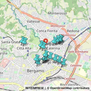Mappa Piazza G. Carrara, 24123 Bergamo BG, Italia (0.784)