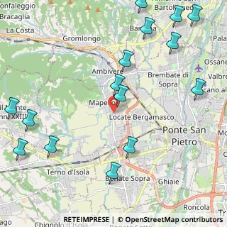 Mappa Via Scotti Gian Maria, 24030 Mapello BG, Italia (2.84067)