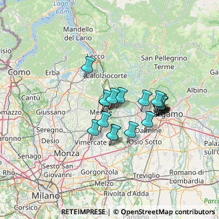 Mappa Via Mattei, 23898 Imbersago LC, Italia (10.742)