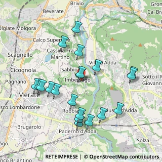 Mappa Via Mattei, 23898 Imbersago LC, Italia (1.9705)