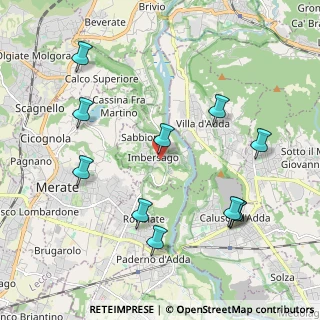 Mappa Via Mattei, 23898 Imbersago LC, Italia (2.23909)